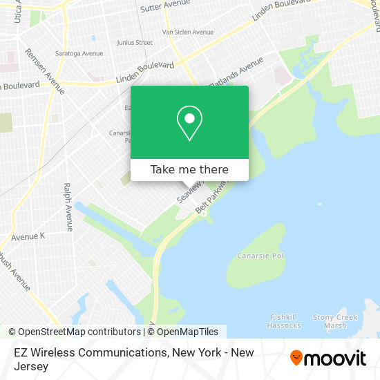 EZ Wireless Communications map