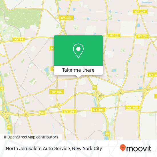 Mapa de North Jerusalem Auto Service, 2789 N Jerusalem Rd