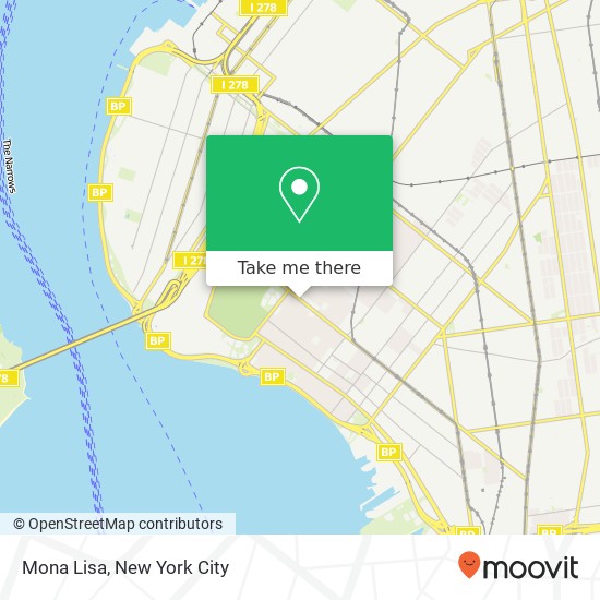 Mapa de Mona Lisa, 1476 86th St