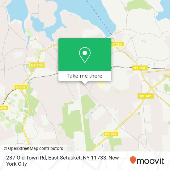 287 Old Town Rd, East Setauket, NY 11733 map