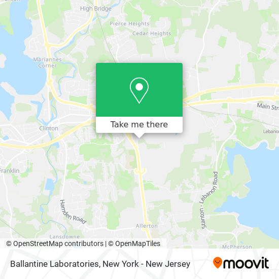 Ballantine Laboratories map
