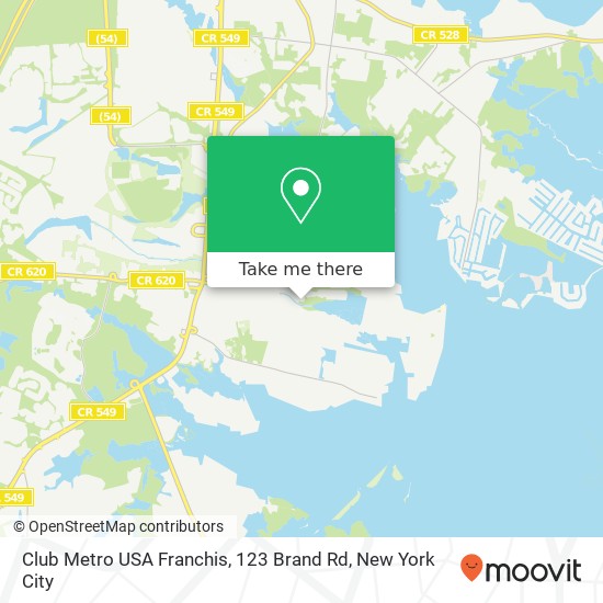 Club Metro USA Franchis, 123 Brand Rd map