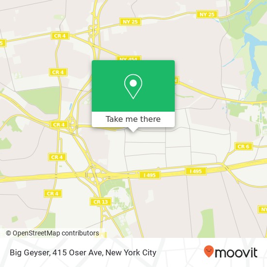 Mapa de Big Geyser, 415 Oser Ave