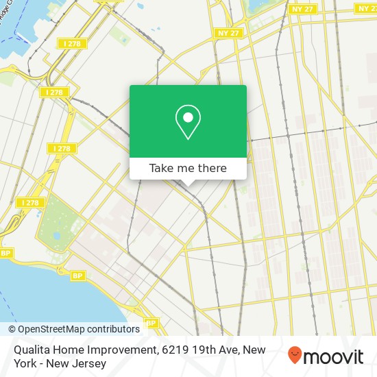 Mapa de Qualita Home Improvement, 6219 19th Ave