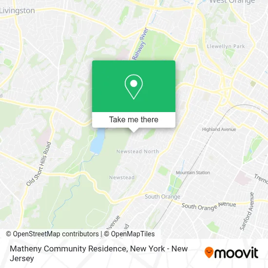 Matheny Community Residence map