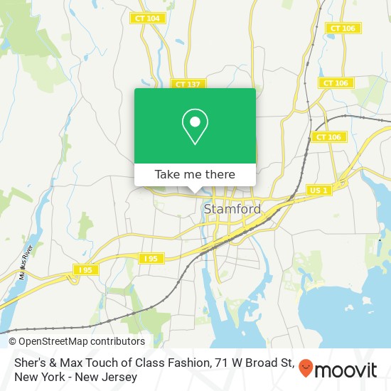 Mapa de Sher's & Max Touch of Class Fashion, 71 W Broad St