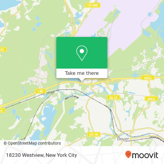 Mapa de 18230 Westview, Wharton, NJ 07885