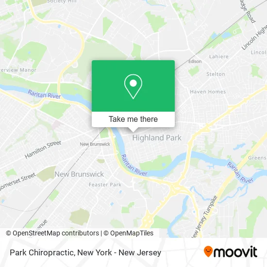 Park Chiropractic map