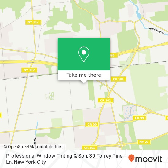 Professional Window Tinting & Son, 30 Torrey Pine Ln map