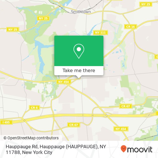 Hauppauge Rd, Hauppauge (HAUPPAUGE), NY 11788 map