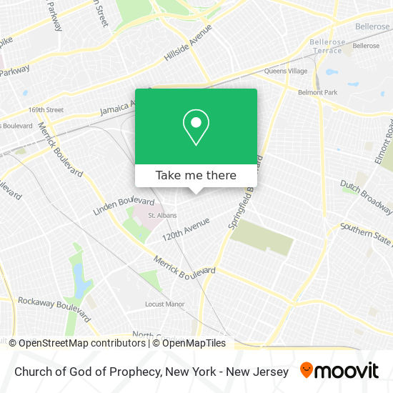 Church of God of Prophecy map