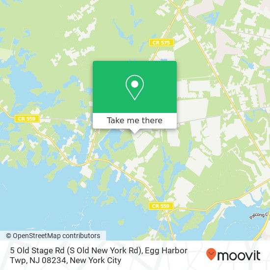 5 Old Stage Rd (S Old New York Rd), Egg Harbor Twp, NJ 08234 map