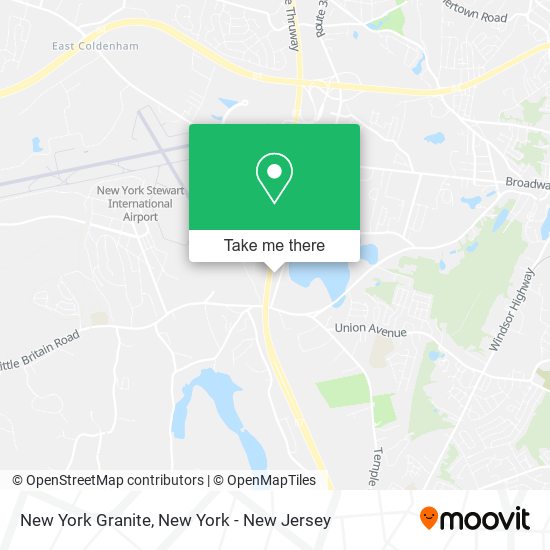 New York Granite map