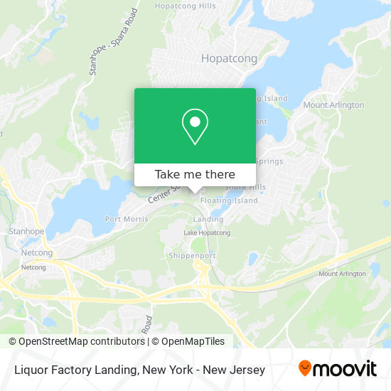 Liquor Factory Landing map