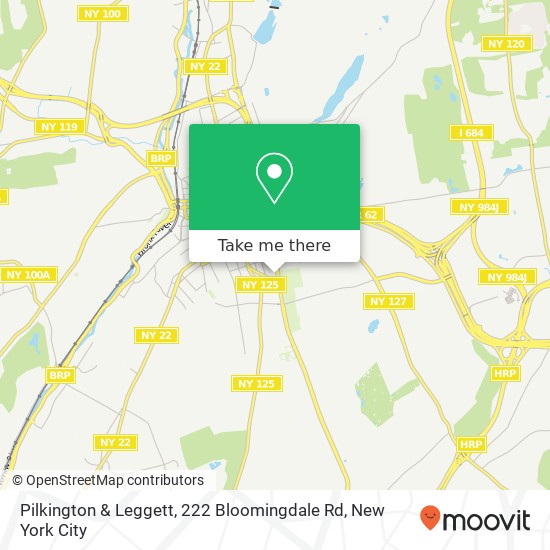 Mapa de Pilkington & Leggett, 222 Bloomingdale Rd