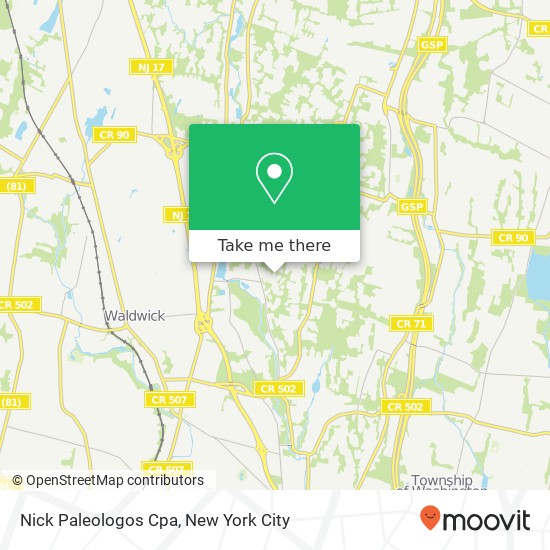 Mapa de Nick Paleologos Cpa, 16 Powder Hill Rd