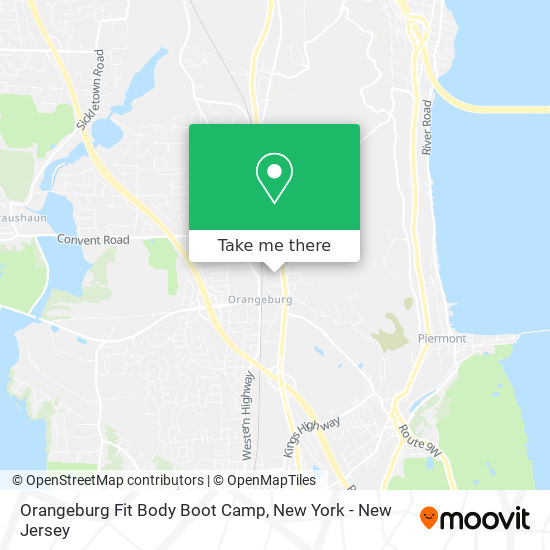 Orangeburg Fit Body Boot Camp map