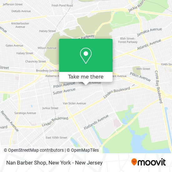 Mapa de Nan Barber Shop