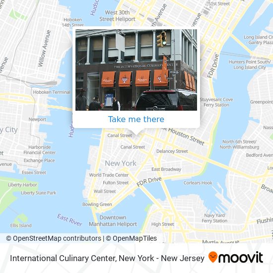 Mapa de International Culinary Center