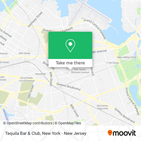 Mapa de Tequila Bar & Club