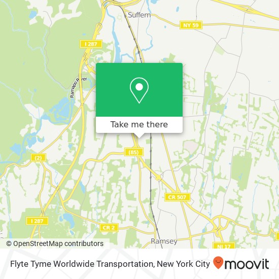 Mapa de Flyte Tyme Worldwide Transportation