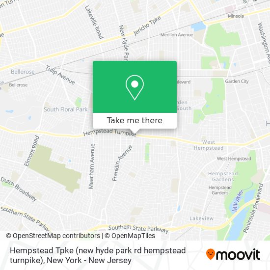 Hempstead Tpke (new hyde park rd hempstead turnpike) map