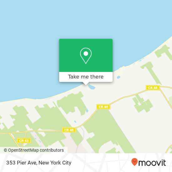 353 Pier Ave, Riverhead, <B>NY< / B> 11901 map