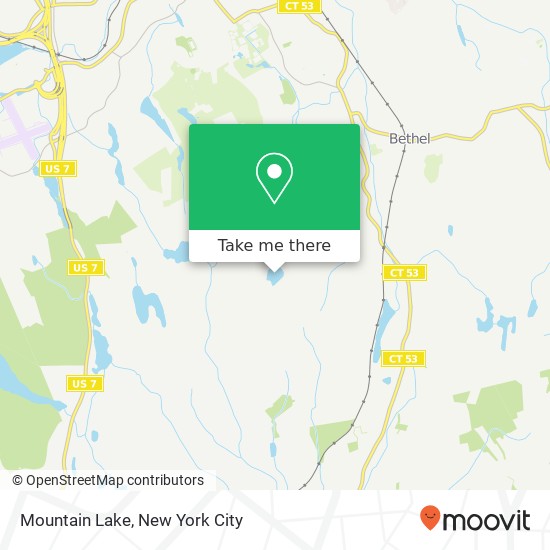 Mountain Lake map