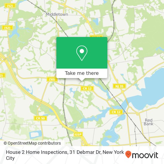 Mapa de House 2 Home Inspections, 31 Debmar Dr