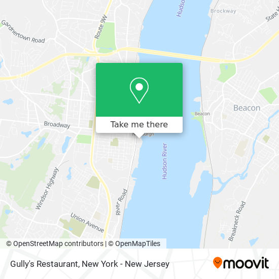Mapa de Gully's Restaurant