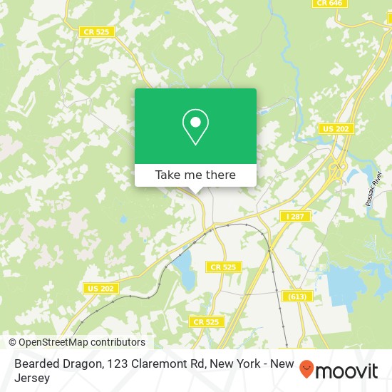 Mapa de Bearded Dragon, 123 Claremont Rd