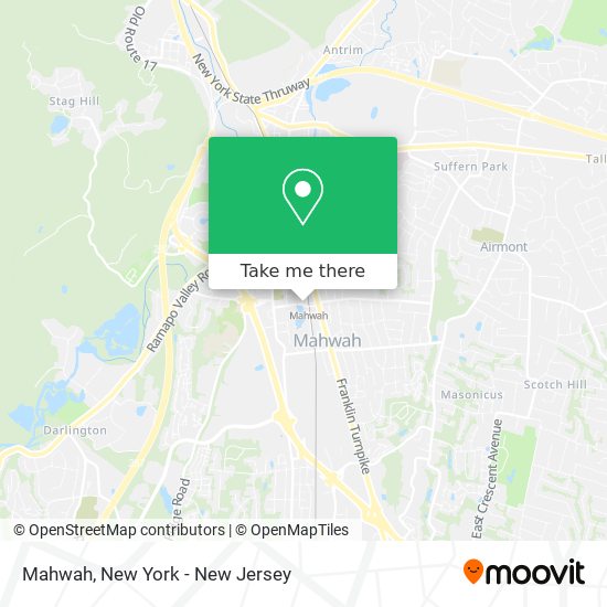 Mahwah map