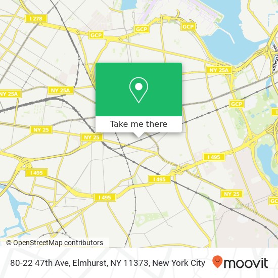 80-22 47th Ave, Elmhurst, NY 11373 map