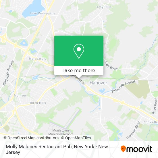 Molly Malones Restaurant Pub map