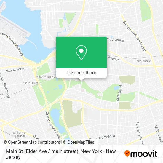 Main St (Elder Ave / main street) map