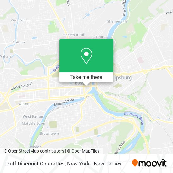 Puff Discount Cigarettes map