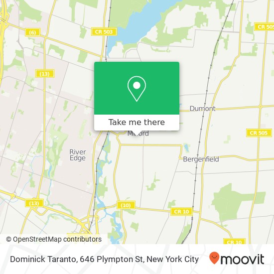 Mapa de Dominick Taranto, 646 Plympton St