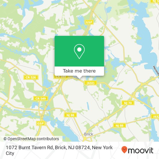 1072 Burnt Tavern Rd, Brick, NJ 08724 map