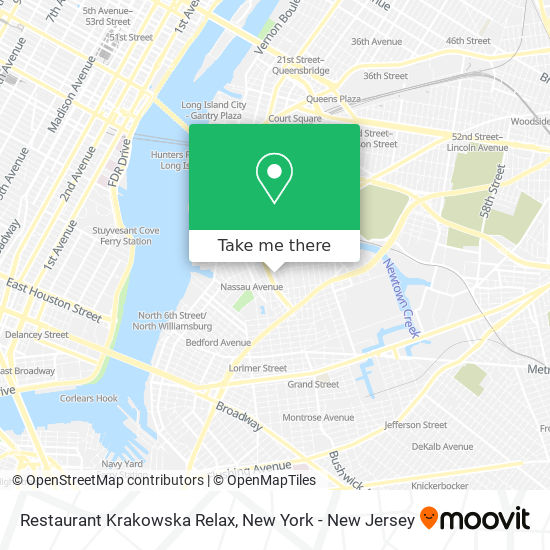Mapa de Restaurant Krakowska Relax