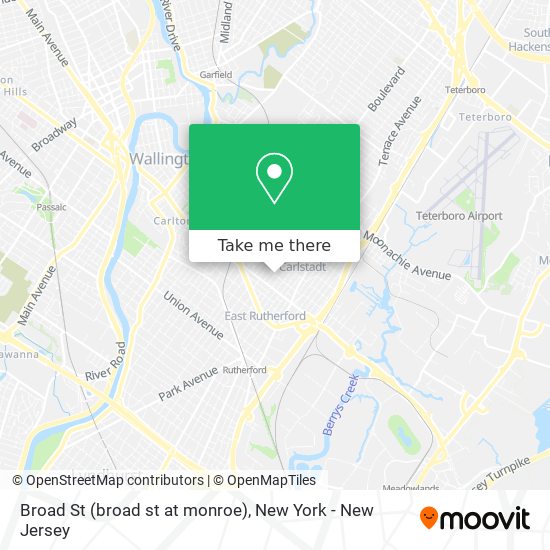 Broad St (broad st at monroe) map