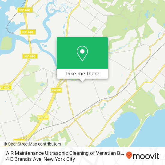Mapa de A R Maintenance Ultrasonic Cleaning of Venetian BL, 4 E Brandis Ave