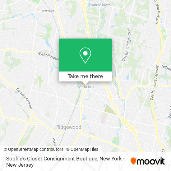 Mapa de Sophie's Closet Consignment Boutique