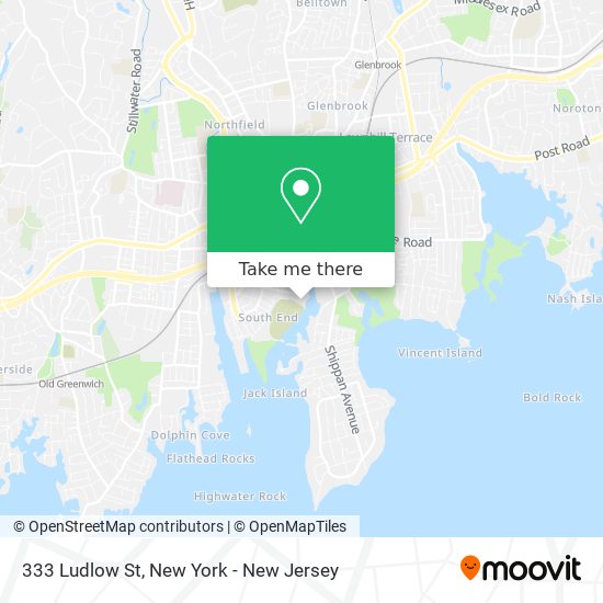 Mapa de 333 Ludlow St