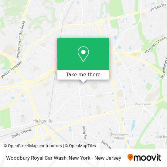 Woodbury Royal Car Wash map