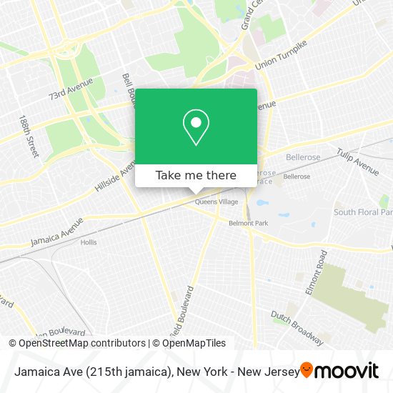 Jamaica Ave (215th jamaica) map