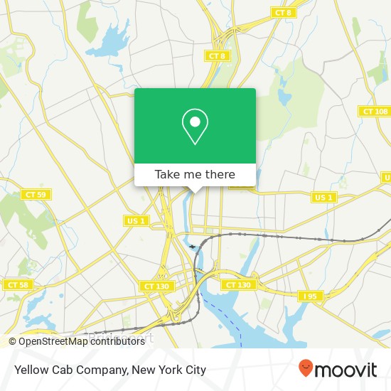 Mapa de Yellow Cab Company