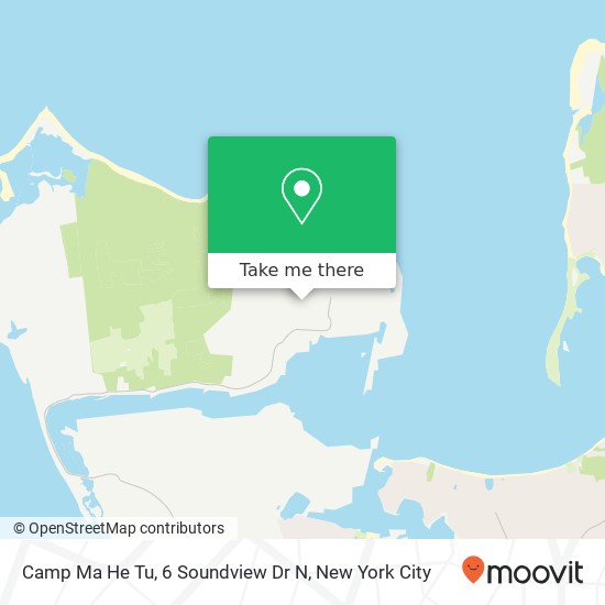 Mapa de Camp Ma He Tu, 6 Soundview Dr N