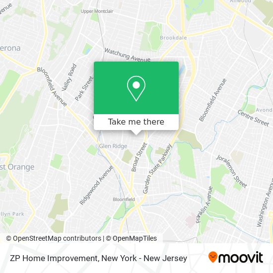 ZP Home Improvement map