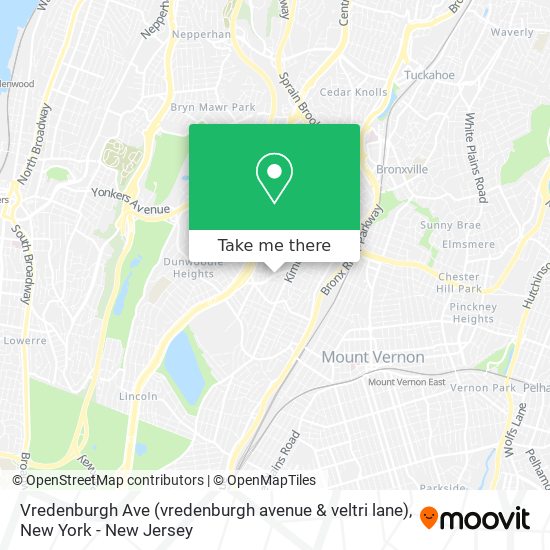 Mapa de Vredenburgh Ave (vredenburgh avenue & veltri lane)