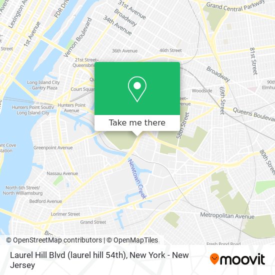 Laurel Hill Blvd (laurel hill 54th) map